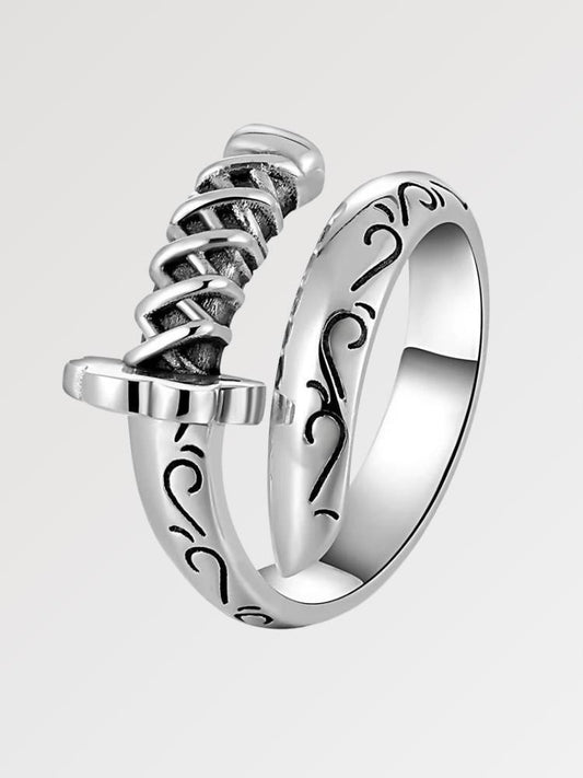 Bague Katana en Argent 'Hikari'