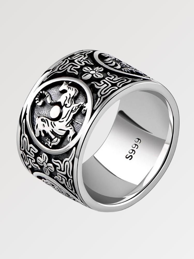 Bague Tigre en Argent 'Shinjuku'