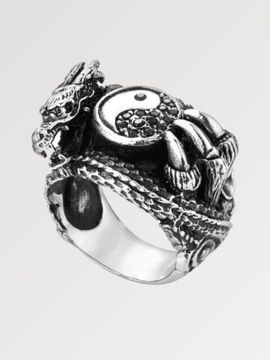 Bague Ying Yang 'Kameoka'